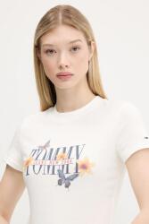 Tommy Jeans pamut póló bézs, DW0DW21340 - bézs XL
