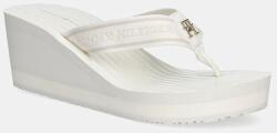 Tommy Hilfiger flip-flop TH STRIPES WEDGE BEACH SANDAL bézs, éksarkú, FW0FW08521 - bézs Női 38