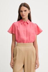Pedro del Hierro len ing galléros, rózsaszín, relaxed, 7659075 - rózsaszín XS