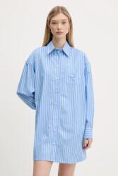 Tommy Hilfiger pamut ruha mini, oversize, DW0DW21122 - kék XL