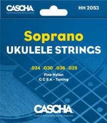  Cascha HH 2053 Szoprán ukulele húrkészlet - 10% nyitási akció