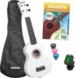 Cascha HH3975 Fehér szoprán ukulele - 10% nyitási akció