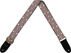 Cascha CUS-JW6 Jacquard ukulele heveder Ethnic Brown & White