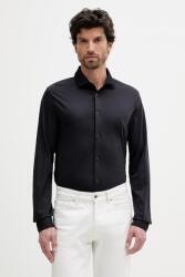 Giorgio Armani pamut ing galléros, sötétkék, slim, XM000497 AF10364 - sötétkék XL