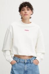 Tommy Hilfiger pamut melegítőfelső fehér, nyomott mintás, DW0DW20947 - fehér M