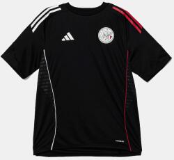 Adidas gyerek póló AJAX fekete, nyomott mintás, JP1747 - fekete 152