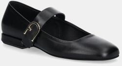 Furla bőr balerina cipő Chic Ballerina fekete, YJ70HIC X30000 O6000 - fekete Női 36