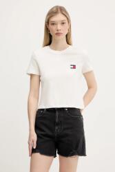Tommy Jeans pamut póló bézs, DW0DW21423 - bézs XS