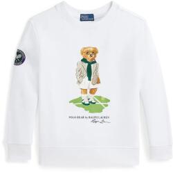 Ralph Lauren gyerek felső fehér, nyomott mintás, 322970403001 - fehér 102-108