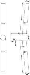  Lámpakar lámpaoszlopra 100 cm benyúlású, 5°-os és Ø60 mm-es csúcsra illeszkedő, 2 ágú 180°, horganyzott (OCS10/2/60/180) (LAMPAKAR100_2_60_180) (LAMPAKAR100_2_60_180)
