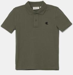 Calvin Klein gyerek póló zöld, sima, IB0IB02486 - zöld 140