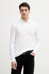 Tommy Hilfiger hosszú ujjú fehér, sima, MW0MW20183 - fehér XXL