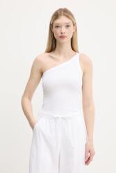 Abercrombie & Fitch top fehér, KI139-5396 - fehér XXS