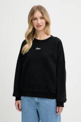 BOSS Orange pamut melegítőfelső fekete, nyomott mintás, 50547974 - fekete XS
