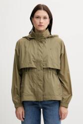 Tommy Hilfiger rövid kabát zöld, átmeneti, WW0WW46444 - zöld S