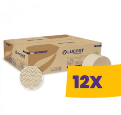 Lucart Lucart EcoNatural 900ID környezetbarát WC papír 19cm átm. - 2 rétegű, 202m (Karton - 12 tek) (812179S)