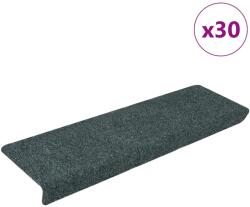 vidaXL 30 db zöld öntapadó lépcsőszőnyeg 65x21x4 cm (3365702)