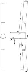  Lámpakar lámpaoszlopra 150 cm benyúlású, 5°-os és Ø60 mm-es csúcsra illeszkedő, 2 ágú 180°, horganyzott (OCS15/2/60/180) (LAMPAKAR150_2_60_180) (LAMPAKAR150_2_60_180)