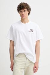 Levi's pamut póló SS RELAXED FIT TEE fehér, nyomott mintás, 16143 - fehér M