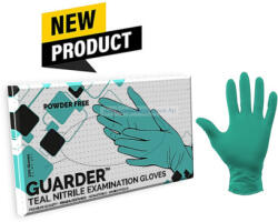 GUARDER Nitril Teal kékeszöld púdermentes kesztyű 3, 4g - M -100db (Előrendelhető)