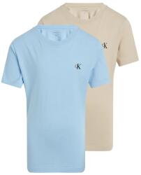 Calvin Klein gyerek pamut póló 2 db sima, IB0IB01093 - kék 152