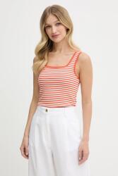 Tommy Hilfiger top narancssárga, WW0WW45444 - narancssárga XL