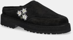 Diemme papucs velúrból Maggiore fekete, női, DI25SPMAW-M06S006BLK - fekete Női 39