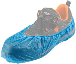 NEO TOOLS Cipővédő, lábzsák, cpe anyag, gumírozott szegély, 100db (82-380)