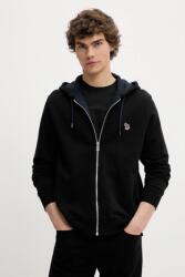 Paul Smith pamut melegítőfelső sötétkék, sima, kapucnis - fekete XL