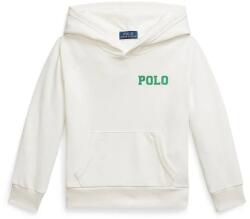 Ralph Lauren felső fehér, nyomott mintás, kapucnis, 322977424001 - fehér 117-123