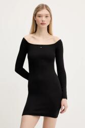 Tommy Hilfiger ruha fekete, mini, testhezálló, DW0DW20870 - fekete S