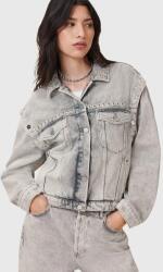 AllSaints pamut farmerdzseki CHLO szürke, átmeneti, oversize, W059OC - szürke 34