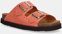 Scholl papucs velúrból BEATRIZ narancssárga, F315922556 - narancssárga Női 37