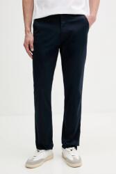Calvin Klein nadrág sötétkék, egyenes, LV040EM633 - sötétkék 33/32