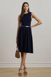 Ralph Lauren ruha sötétkék, midi, harang alakú, 200973402 - sötétkék 34