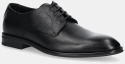 BOSS bőr félcipő Derrek - fekete Férfi 46 - answear - 83 590 Ft