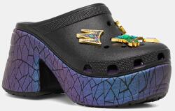 Crocs papucs Snow White Siren Clog fekete, magassarkú, 209827 - fekete Női 39/40