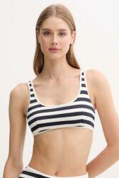 Tommy Hilfiger bikini felső sötétkék, puha kosaras, UW0UW05807 - sötétkék M