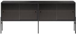 Northern Fekete tölgyfa vitrin Hifive 65 x 150 cm (NRT-7192)