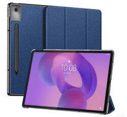 Lenovo Tab Pro (12.7) TB-373, mappa tok, Trifold, érintőceruza tartó, Dux Ducis Domo, sötétkék - csontosteam