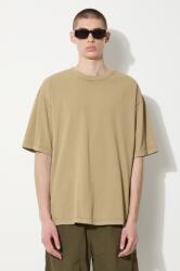 Vans pamut póló Premium Standards Washed SS Tshirt LX zöld, férfi, sima, VN000GVUCUQ1 - zöld L