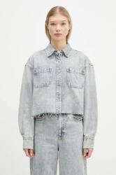 KSUBI farmerdzseki Cutaway Longsleeve Shirt Worn női, átmeneti, oversize, WPF24SH001 - kék M