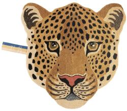 Doing Goods gyapjú szőnyeg Himani Leopard Head sárga - sárga Univerzális méret