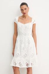 GUESS pamut ruha DOMITILLA fehér, mini, harang alakú, W5GK50 WH521 - fehér S