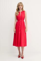 TWINSET ruha piros, midi, harang alakú, 251TT2221 - piros 36