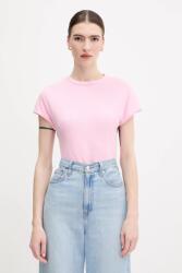 Tommy Hilfiger t-shirt rózsaszín, WW0WW45731 - rózsaszín XXL