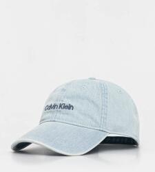 Calvin Klein pamut baseball sapka nyomott mintás, LV04K5065G - kék Univerzális méret - answear - 18 990 Ft