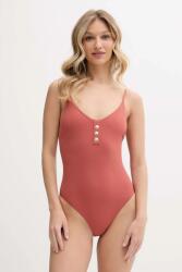 Tommy Hilfiger egyrészes fürdőruha narancssárga, puha kosaras, UW0UW05851 - narancssárga XL