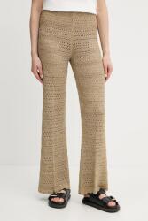 Twinset nadrág zöld, magas derekú trapéz, 251TT3196 - zöld S