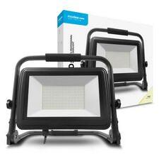 Modee LED fényvető munkalámpa hordozható 100W 220-240V AC 13000lm 4000K fekete-ház alumínium A2 Modee - ML-FLWS4000K100W-A2N (ML-FLWS4000K100W-A2N)
